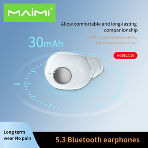 Auricular Inalámbrico Mini Discreto V5.3, Auricular Individual Ligero, Pequeño y Discreto para Dormir, Trabajar en la Oficina, con Puerto Tipo C - Product Image 4