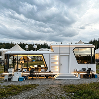 Maison Capsule Modulaire de Luxe en Panneaux Sandwich d'Acier pour Hôtels, Villas, Projets Scolaires, Resorts – Options Mobiles Personnalisables Préfabriquées et Gain de Place