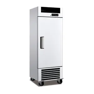 YEKALON Stainless Steel 610L Single Door Refrigeration Equipment Commercial American Style Upright Freezer