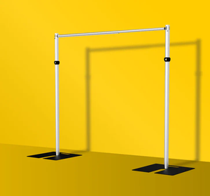 Kit de Soporte para Telón de Fondo Resistente de 10x10 pies, Kit de Tubos y Cortinas Ajustables para Decoraciones de Bodas, Fiestas, Navidad y Cumpleaños - Product Image 5