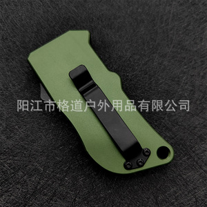 Cuchillo multiusos de acción recta de aleación de aluminio esmerilado, cortador de papel para exteriores, hoja SK5, cuchillo de corte para camping, abrecartas - Product Image 5