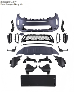 LR1275191-B PP+EPDM-20/ABS Système de carrosserie automobile Pièces de carrosserie Pare-chocs avant Kit de carrosserie pour LAND ROVER <span class=keywords><strong>Discovery</strong></span> <span class=keywords><strong>Sport</strong></span> 2020- R Dynamic - Product Image 2