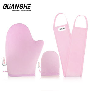 <span class=keywords><strong>Gant</strong></span> éponge exfoliant <span class=keywords><strong>autobronzant</strong></span> couleurs beige et rose gants d'élimination du bronzage <span class=keywords><strong>pour</strong></span> une utilisation corporelle - Product Image 5