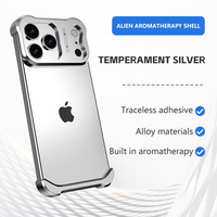 Coque de téléphone en aluminium ZYQ pour 17 Pro Max, anti-chute, dissipation thermique, anti-rayures, design fin et robuste, protection de l'appareil photo intégrée 6