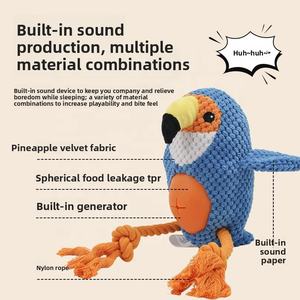 Juguete Interactivo de Peluche <span class=keywords><strong>para</strong></span> Perros con Sonido, en Forma de Loro, Dispensador de <span class=keywords><strong>Comida</strong></span> <span class=keywords><strong>para</strong></span> Masticar, Juguetes Indestructibles <span class=keywords><strong>para</strong></span> Cachorros - Product Image 2