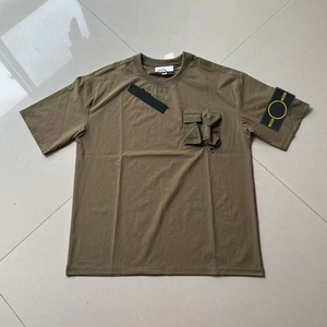 Camiseta de Manga Corta para Hombre, Estilo Clásico, Vintage, 100% Algodón, Casual de Verano, con Diseño de Piedras de Lujo, 2026 - Product Image 5