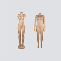 Maniquí de Plástico PE de Cuerpo Completo sin Cabeza, Modelo Femenino con Pechos Grandes, para Exportación y Comercio Exterior, Venta Caliente