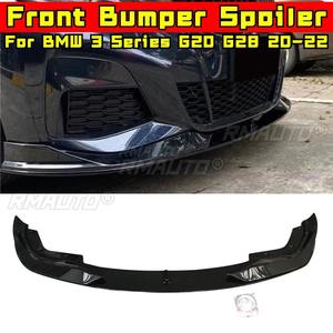 Difusor de Parachoques Delantero para Auto, Spoiler Negro Brillante, Pieza de Modificación para BMW Serie 3 G20 G28 2020-2022, Accesorios para Auto - Product Image 2