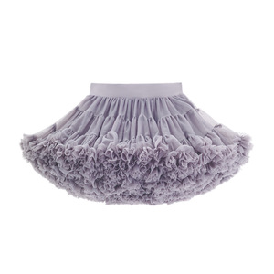 Venta al por mayor faldas para niños Falda plisada de niveles arco niño tutú de alta calidad bebé niña capa falda de tul niños caliente <span class=keywords><strong>rosa</strong></span> azul oscuro tutú - Product Image 4