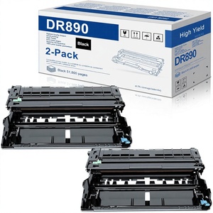 Unidad de Tambor DR890 de Alto Rendimiento, Paquete de 2, Compatible con <span class=keywords><strong>Brother</strong></span> HL-L6250DW HL-<span class=keywords><strong>L6400DW</strong></span> HL-L6400DWT MFC-L6750DW MFC-L6900DW - Product Image 1