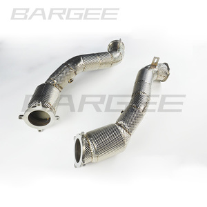 Tuyau d'échappement Bargee <span class=keywords><strong>Megna</strong></span> Flow en acier inoxydable, épaisseur 1,5 mm, garantie de 2 ans pour McLaren 720S 4.0T 2017-2019, bouclier thermique - Product Image 5