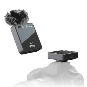 Debra 2,4G Mini micrófono Lavalier inalámbrico para entrevista <span class=keywords><strong>DSLR</strong></span> Cámara Vlog Grabación Livestream Speech-Audio Micrófono - Product Image 2