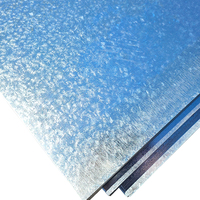 Tôles galvanisées 16ga 48x120, machine à fabriquer des tôles d'acier galvanisé ondulé, bobine d'acier galvanisé 0,25 mm Z30-Z40, galvanisation