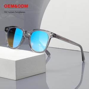 Lunettes de soleil polarisées UV400 pour femmes, monture TR90 de créateur, lunettes rétro pour hommes, lunettes vintage 2026, film coloré Sunray, tendance - Product Image 1