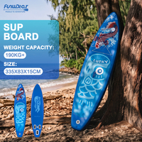 Planche de SUP gonflable pour dropshipping UE, vente chaude, planche de paddle 335 cm, charge lourde 190 kg avec accessoires complets