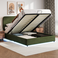 Großhandel Neues Design Kombination aus Holzbett 140x200 mit Marken-Großhandelsschränken und Betten