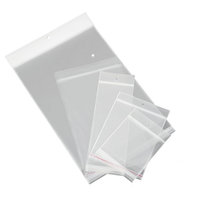 Sac rétractable transparent jetable avec fermeture autocollante, imprimé en gravure BOPP pour l'emballage industriel