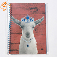 Carnet personnalisé B6/A6 coloré promotionnel en papier et plastique avec reliure spirale, journal scolaire par sublimation, estampage à chaud, logo personnalisé