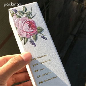 Cartón kraft reciclado con relieve y logotipo personalizado para empaques de cosméticos ecológicos - Product Image 4