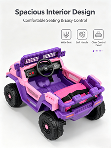 Auto Elettrica per Bambini 12V 2WD con Telecomando 2.4G, Tecnologia di Avvio Graduale, Certificata ASTM CE, Modello SUV <span class=keywords><strong>Jeep</strong></span> - Product Image 4