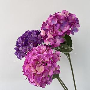 <b>Artificial</b> Hydrangea Flowers <b>Bouquet</b> Silk Flower High Simulation Wedding Decoration Home Decor Photography Cross Border E - Product Image 2
