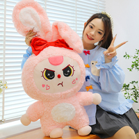 Fabrication sur mesure de poupées mignonnes, animaux en peluche personnalisés, poupée lapin, poupée fille