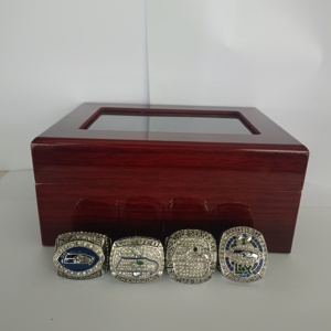4pcs Seattle Seahawks Champion <b>Ring</b> 2005 2013 2014 2025 Collection - Product Image 1