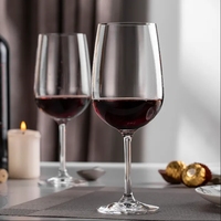 Verrerie de mariage de luxe personnalisée, gobelets à vin en plastique cristal blanc rouge, logo imprimé pour les fêtes d'hôtel et de restaurant