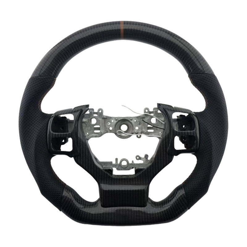 คาร์บอน+หนัง+แถบเย็บสีน้ำตาล