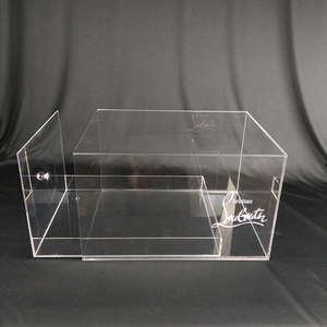 Scatola Espositiva in Acrilico Trasparente con Coperchio Antipolvere, Organizzatore Rettangolare in Lucite per Trucchi, Gioielli, Profumi, Statuette - Product Image 5