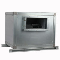 Ventilateurs centrifuges en fonte à double entrée haute efficacité pour la protection incendie, l'extraction de fumée et la ventilation, armoire de ventilation 200-560mm isolée