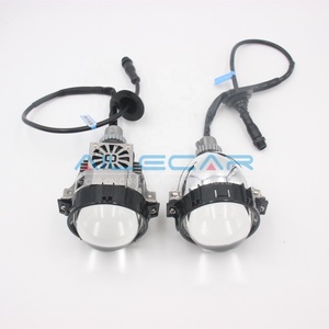 RHD Bi Led lente del proiettore luce I1S 2.5 pollici biled con gatling gun Cover Angel eyes proiettore per fari auto - Product Image 2