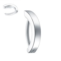 Anneau de nombril articulé en titane ASTM F136 avec incrustation d'opale et de zircon cubique, bijou de piercing pour nombril, boucle incurvée, usage quotidien, style personnalisé OEM