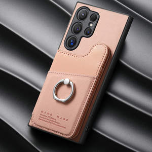 Funda de Teléfono Tipo Cartera de Cuero PU con Ranuras para Tarjetas, Lista para Enviar, para <span class=keywords><strong>Samsung</strong></span> S24 ULTRA S25 FE S21 A55 A16, a Prueba de Golpes - Product Image 4