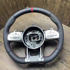 <span class=keywords><strong>Volante</strong></span> Deportivo Personalizado de Cuero Perforado <span class=keywords><strong>AMG</strong></span>, Compatible con Mercedes Benz W203 W204 W205 W211 W212 W213 G Lew167 W218 W221 C63 - Product Image 1