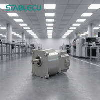Moteur servo EtherCAT personnalisé, mini-moteur synchrone à aimant permanent, moteur sans balais PMSM, moteur à engrenages vertical de taille moyenne