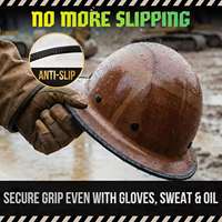 Aolamegs Protection de bord de casque de sécurité à clipser, avec noyau en acier, résistante aux chocs, accessoire pour bord complet, en fibre de carbone/fibre de verre