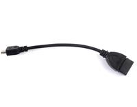 Adaptador OTG USB 2,0 hembra a Micro B, Cable de carga de sincronización de alta calidad
