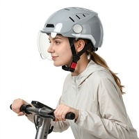 Nouvelle Arrivée Casque de Vélo Électrique/Scooter Urbain Résistant aux Chocs en PC EPS Durable avec Lunettes Amovibles