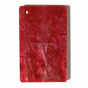 OLEG 3 قطع ليزر ملون قزحي الألوان ورقة الاكريليك المصبوب لمعان للنقش بالليزر - Product Image 4