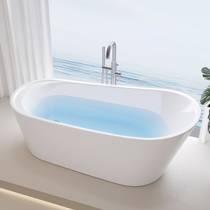 Baignoire inclinée en acrylique moderne de luxe Baignoire <span class=keywords><strong>inclinable</strong></span> autoportante pour la maison ou la villa Hôtel Vente directe d'usine - Product Image 4