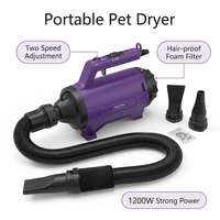 Sèche-cheveux professionnel Shernbao SMD-06 Pro pour toilettage, séchoir pour animaux de compagnie, machine de séchage pour chiens et chats, souffleur d'air chaud et froid