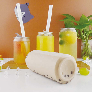 Lata de PET Personalizada de 250ml/375ml/500ml/750ml para Bebidas, Smoothies y Té de Burbujas, con Anillo de Apertura, Grado Alimenticio, Libre de BPA - Product Image 6