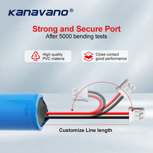 Kanavano OEM 18650 锂离子电池组 3.7v 1s1p <span class=keywords><strong>2</strong></span>-3Ah CE 认证电池连接线 手电筒/电动灭蚊器 - Product Image 6
