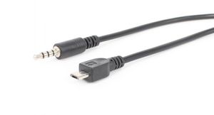 Conector de cable de audio <span class=keywords><strong>Jack</strong></span> de 3,5mm 3,5 enchufe de auriculares Cable Adaptador de audio de teléfono a cable <span class=keywords><strong>micro</strong></span> <span class=keywords><strong>USB</strong></span> 1M carga rápida - Product Image 2