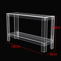 Table console en acrylique sur mesure, pliable, gain de place, design multifonctionnel, mobilier de maison, taille personnalisable, salon
