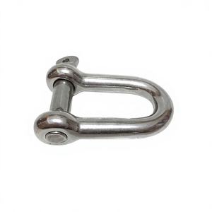 D-Style 10mm Stainless Steel Safety Hook with Load-Bearing Plate Marine Outdoor <b>Hardware</b> Accessories Shackles - Product Image 4