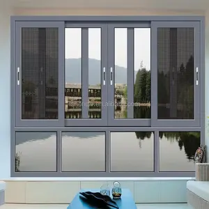 Aluminium-Türen und Fenster Glasfenster thermische Trennung Lamellen-Modelle Aluminiumfenster