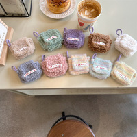 Vente en gros Peluche Nouveau Mini Casque Sac Cou Organisateur Portable Rabat Casque Sac Porte-Monnaie