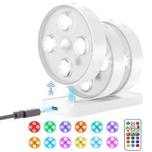 LED RGB Cabinet <b>Light</b> with Type-C Intelligent Charging Station <b>Motion</b> <b>Sensor</b> Remote Control Cross-Border Wardrobe Lighting - Product Image 1